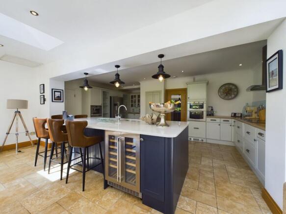 Open plan kitchen / living/ dining room