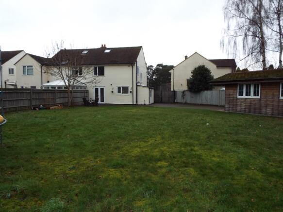 Rear garden