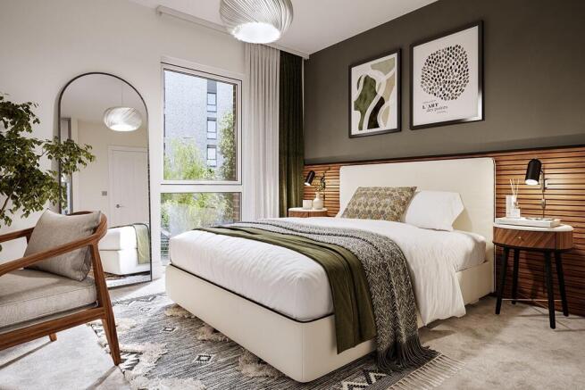 A serene double bedroom perfect for relaxing and rejuvenating