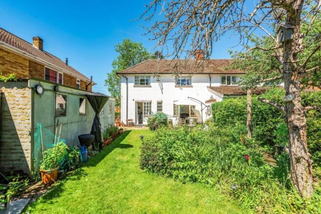 Garden towards House
