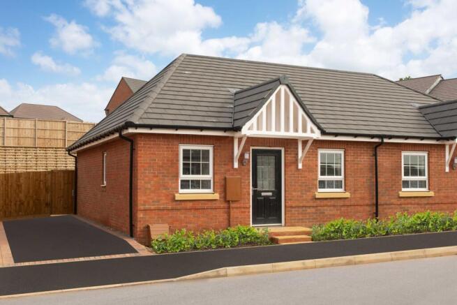 External view of semi-detached bungalow