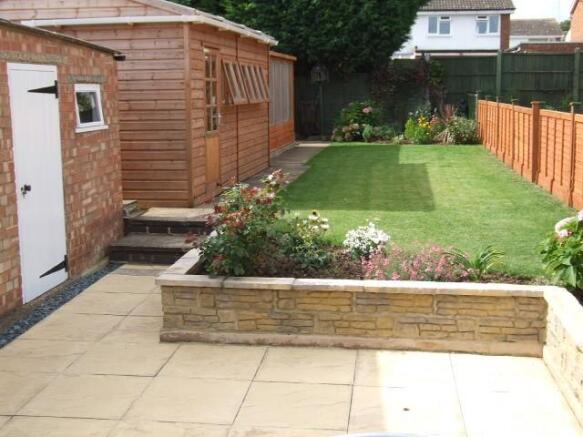 Rear garden