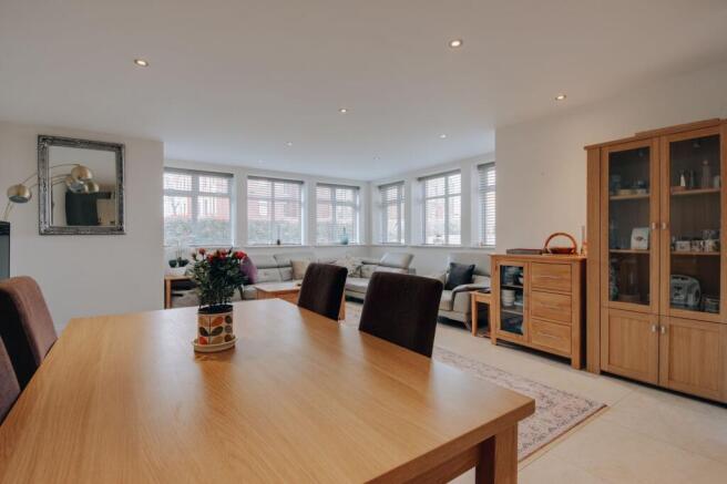 Open-plan living area