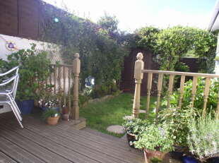 Decked area