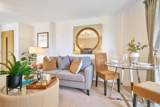 Show home living room