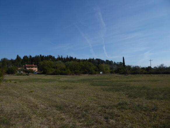 looking back towards the road