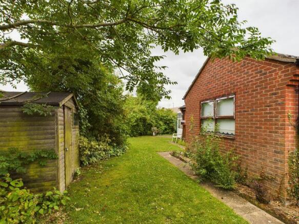 Rear garden/elevation