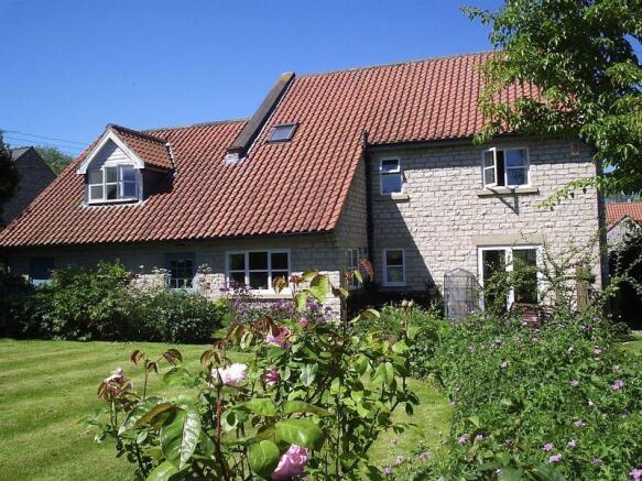 Rear of house