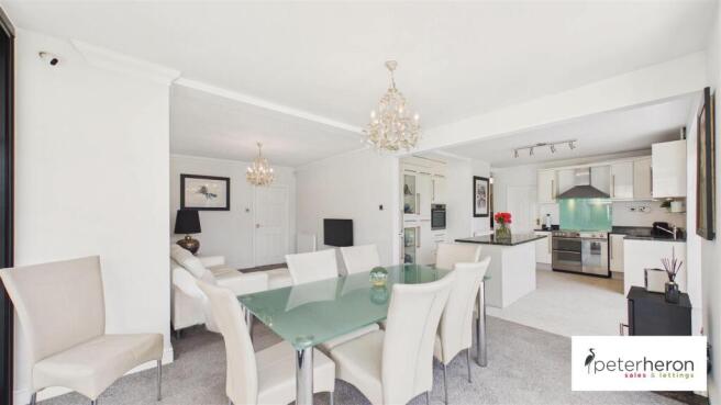 Open Plan Living/Dining and Kitchen