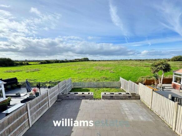 Rear garden view