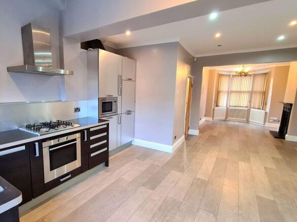 Kitchen, Diner, through to Lounge
