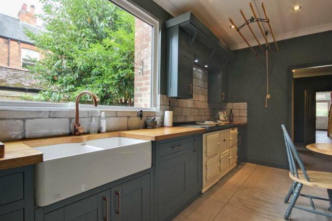 Aga which has been converted to electric