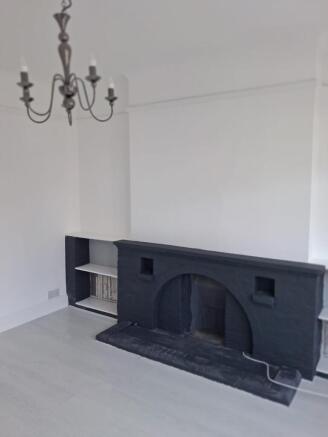 Mock fireplace