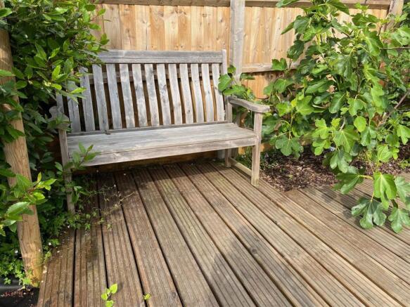 Outdoor Decked & Seating Area