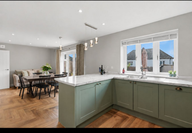 AI kitchen with sofa