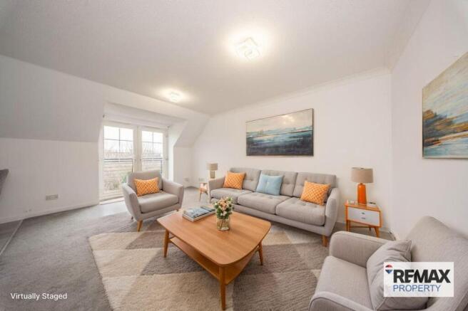 Virtually Staged Lounge