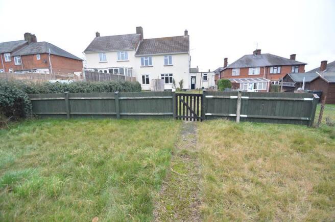 Rear of property