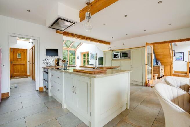 Elegant kitchen plus utility