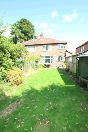 Rear of Property
