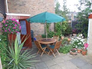 rear patio