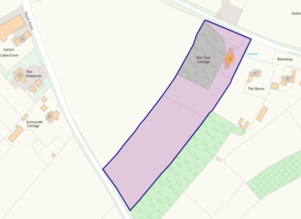 land plan yew tree cottage