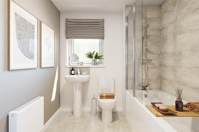 Bathroom in the Loughton 1 bedroom apartment