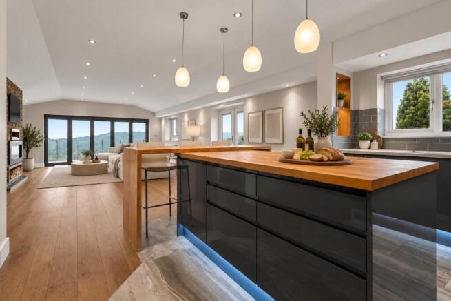 Kitchen / Living Room
*AI has been used to add fu