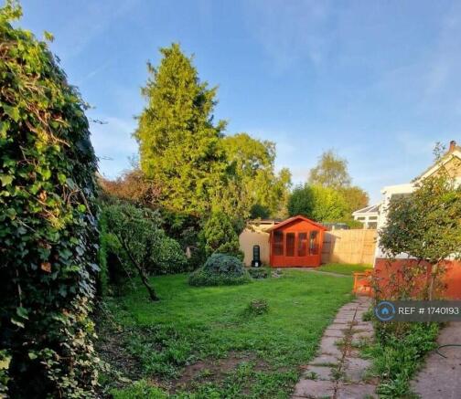South Facing Rear Garden