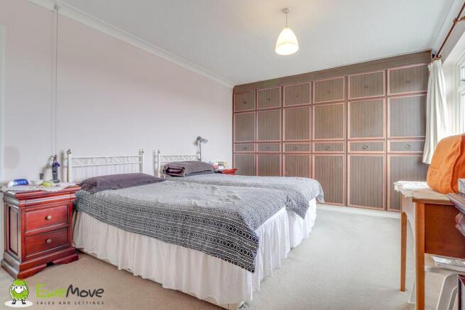 Master Bedroom with Built in Storage