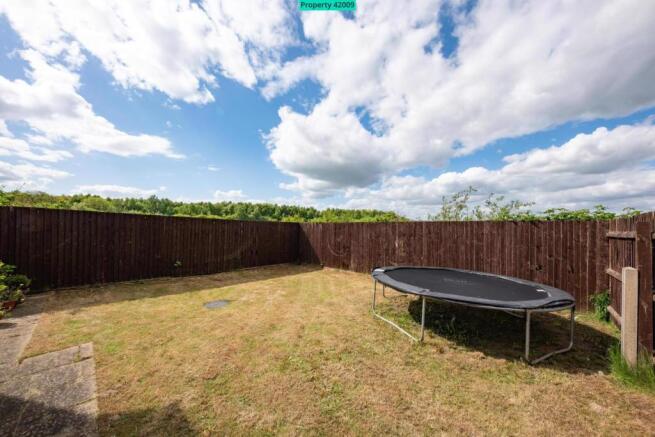 secure rear garden