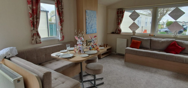 Living Room/Diner in the Willerby Aurora at New Ro