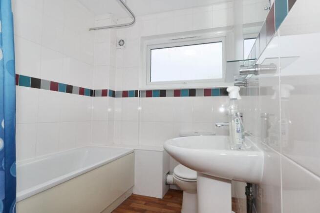Upstairs bathroom downs road
