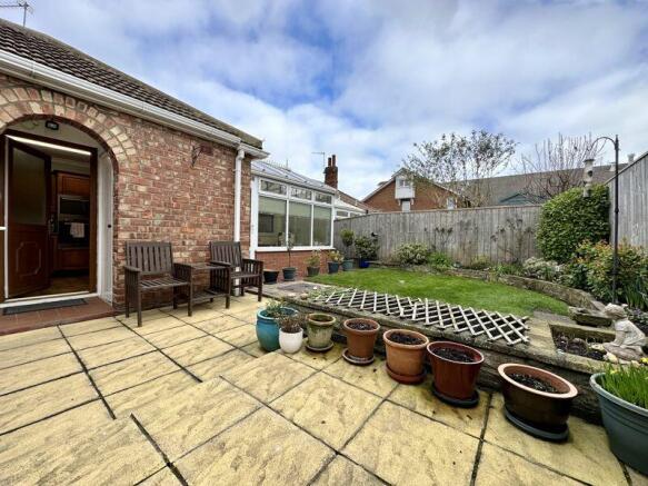 Rear of property