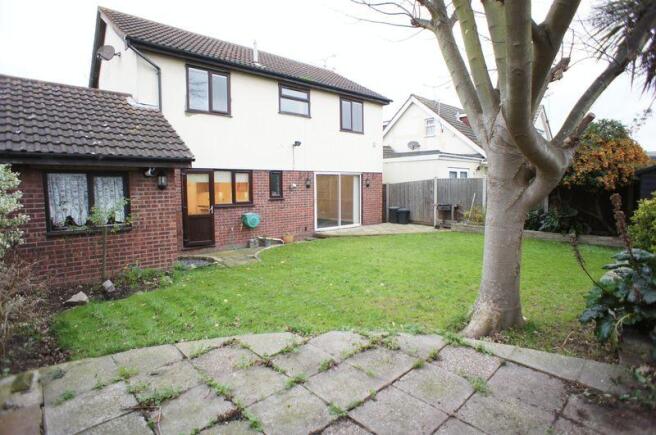 Rear of property