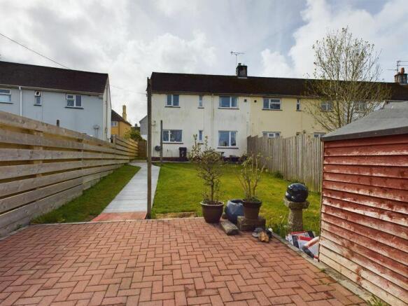 rear elevation, parking and garden