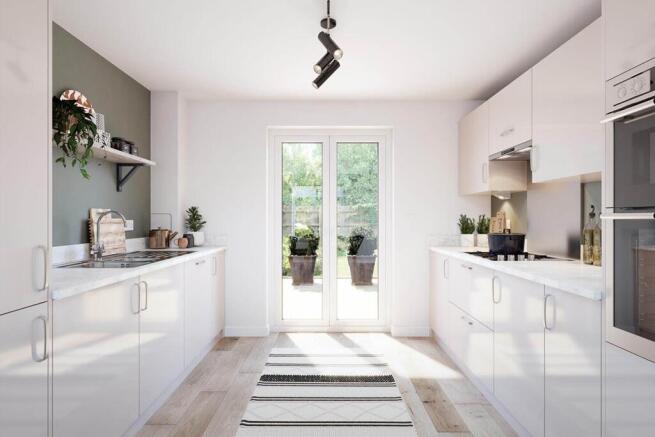 A brand new, modern kitchen is ready to go from the day you move in