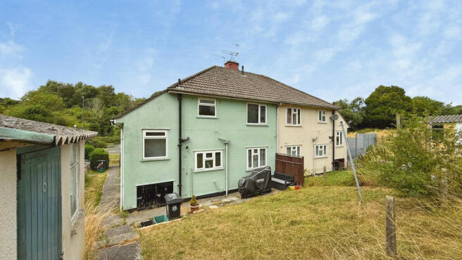 rear of property