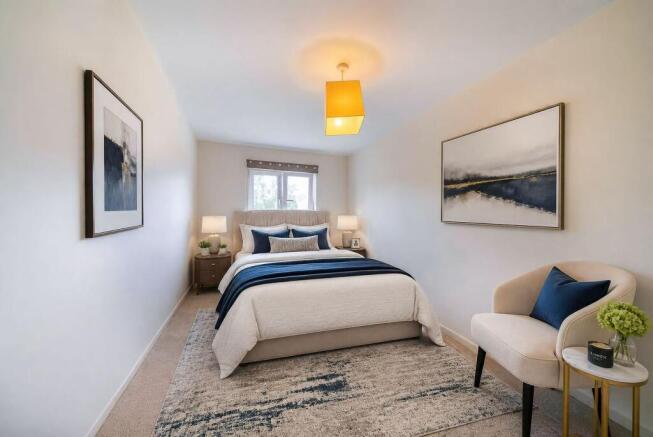 Staged Bedroom Two