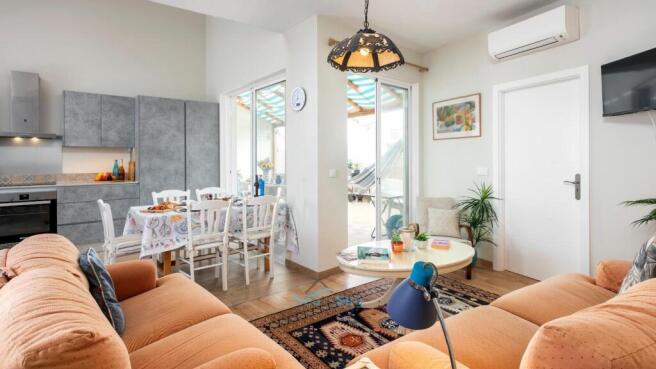 bright and airy open plan living space