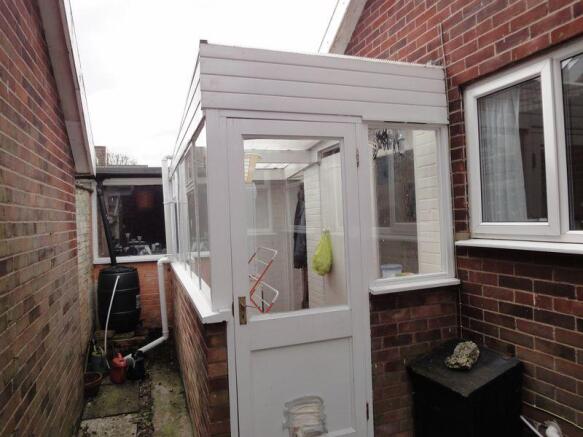 Rear porch