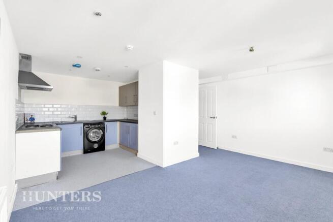 Living Room with Kitchen