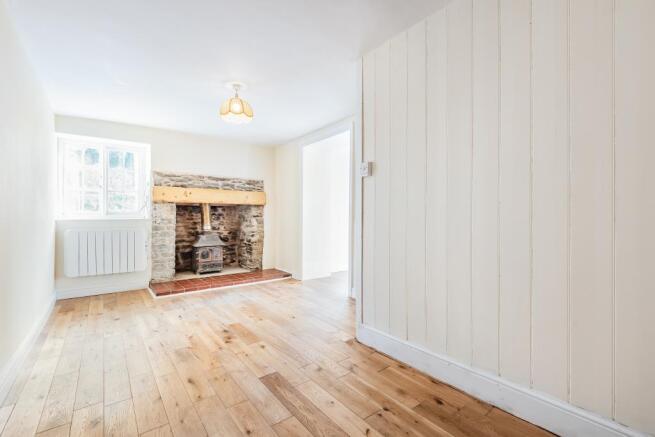 reception room 2 with log burner