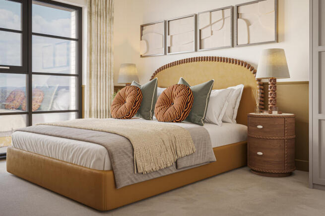 Bed CGI - Bradbury Apartments