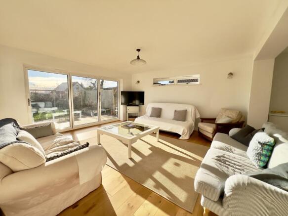 Open plan living space