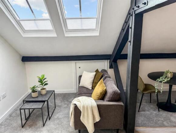 01_Flat52_Living_Room_Vaulted_Beams_Velux_Blinds_O