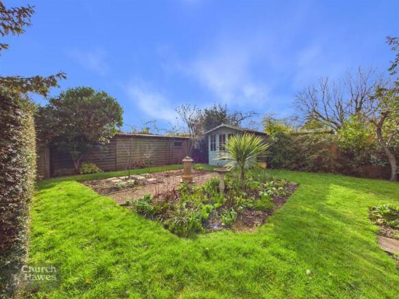 West Facing Rear Garden