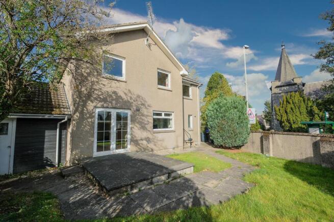 Rear of house