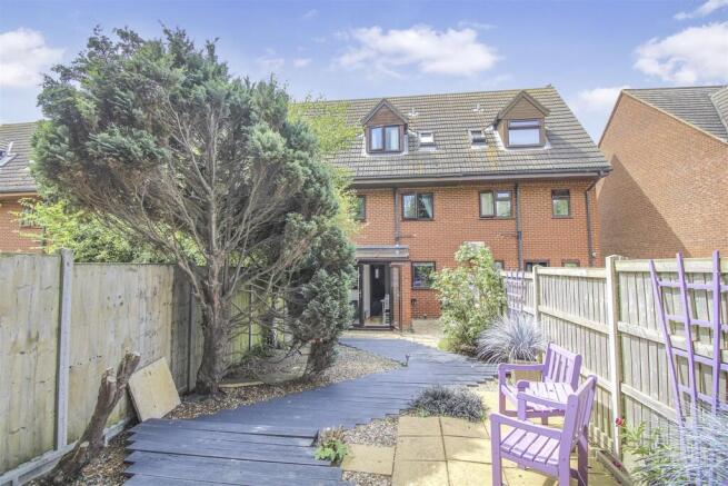 Rear of property