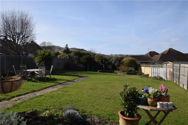 Rear Garden, Views to The Downs