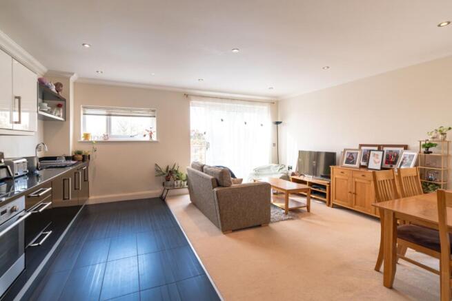 Living Area and Kitchen